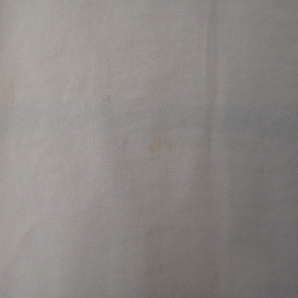 Express Cream Satin Front Tie Portofino Blouse - Picture 7 of 7